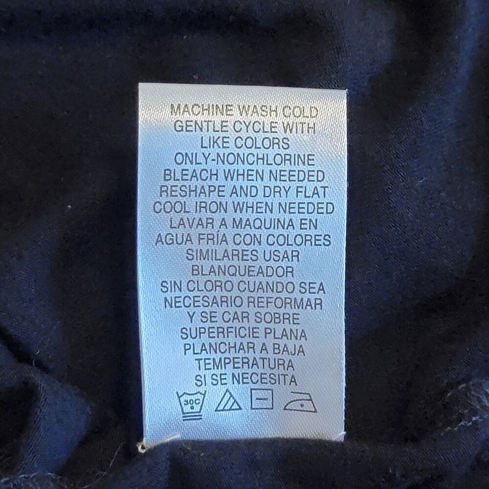 Olive & Oak Black Short Sleeve Drawstring Waist Jersey Knit Dress L - Picture 12 of 13